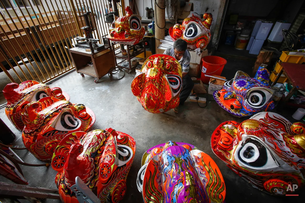 Lion dance tradition thrives in Malaysia — AP Images Spotlight