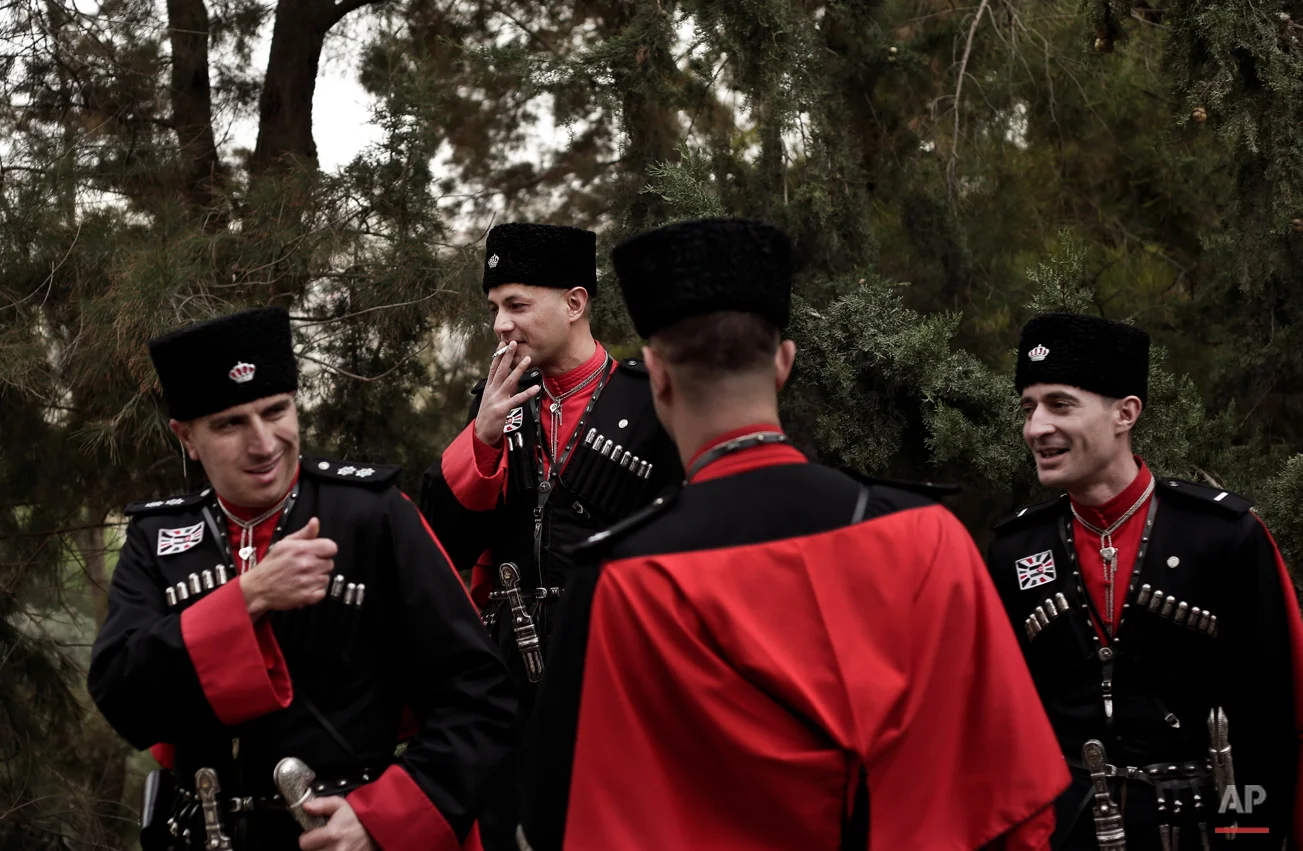 APTOPIX Mideast Jordan Circassian Guards