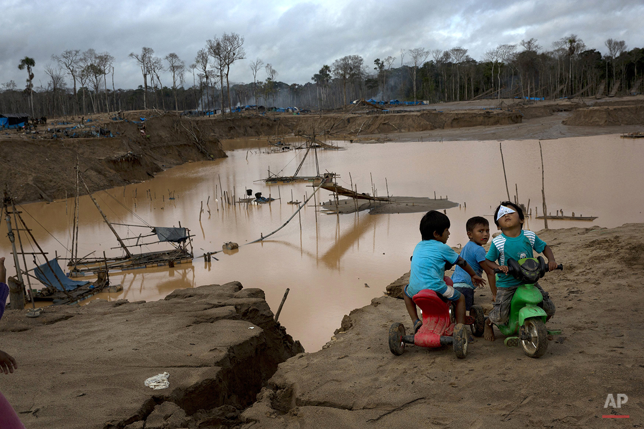 APTOPIX Peru Illegal Mining Photo Gallery