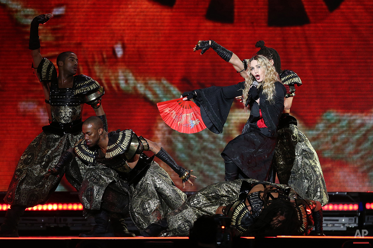 APTOPIX Britain Madonna Concert