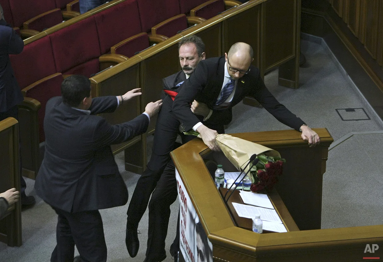APTOPIX Ukraine Parliament