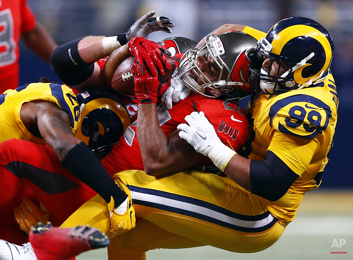 APTOPIX Buccaneers Rams Football