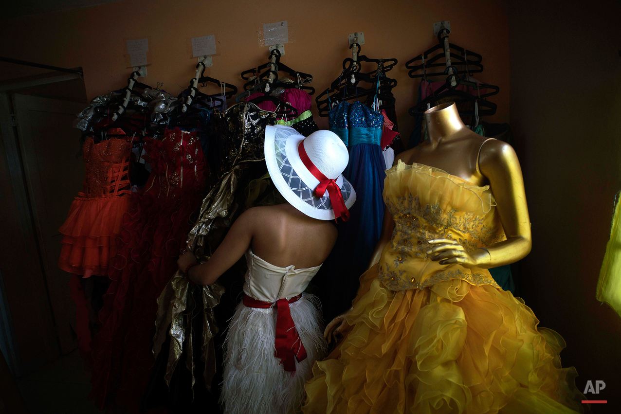 APTOPIX Cuba Quinceaneras