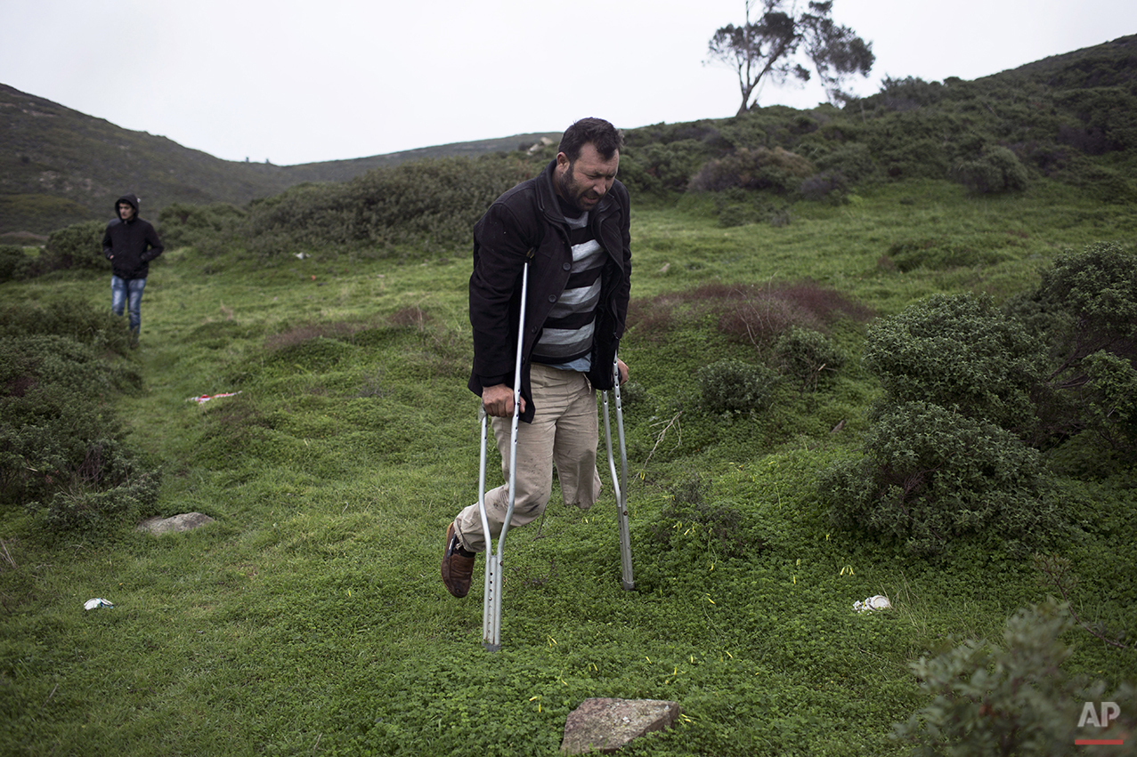 Greece Migrants Winter Crossing