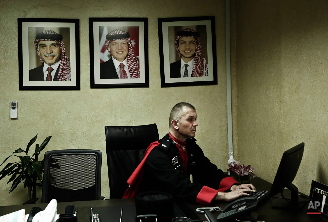 Mideast Jordan Circassian Guards