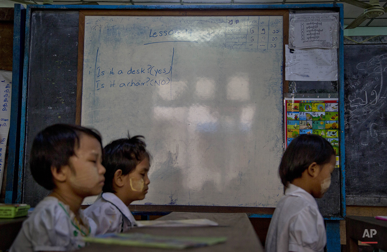 Myanmar Monastery Schools Photo GAllery