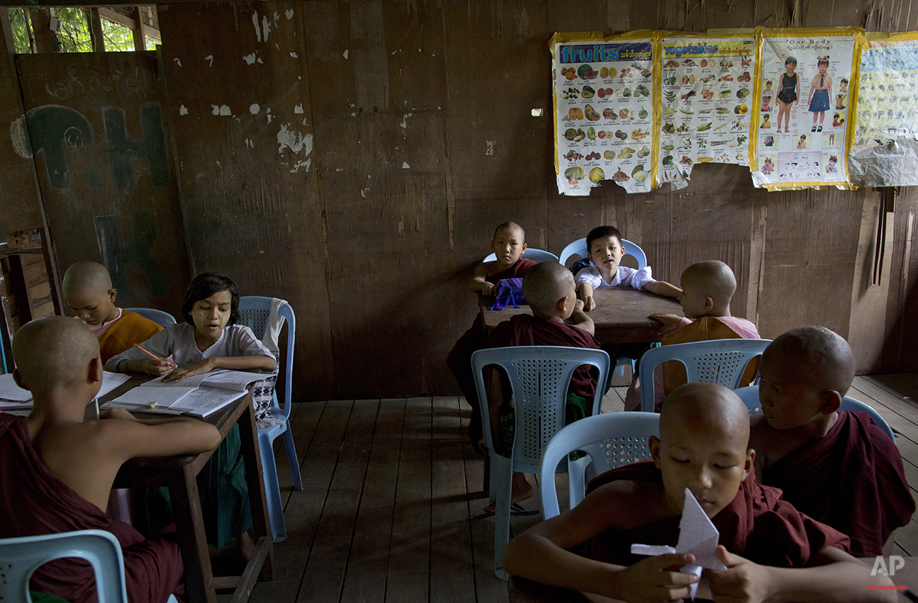 Myanmar Monastery Schools Photo Gallery
