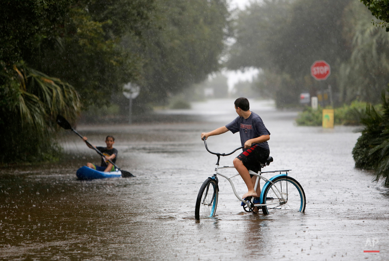 APTOPIX East Coast Rainstorm South Carolina