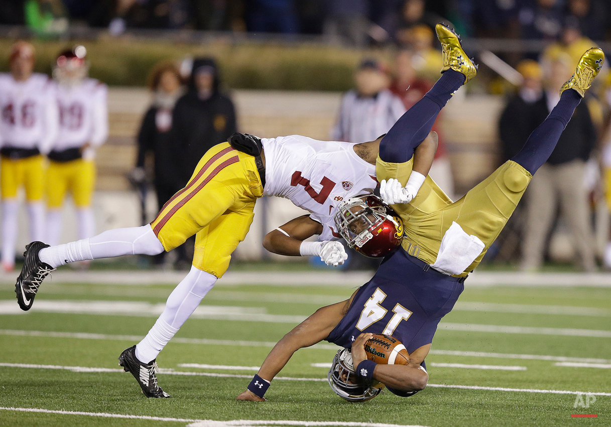 APTOPIX USC Notre Dame Football