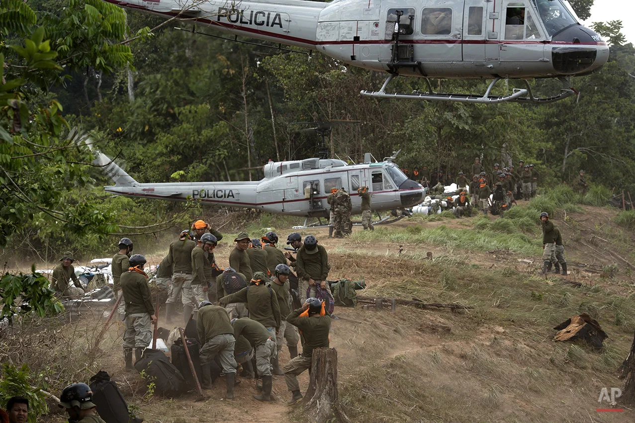 Peru Coca Eradicators Photo Gallery