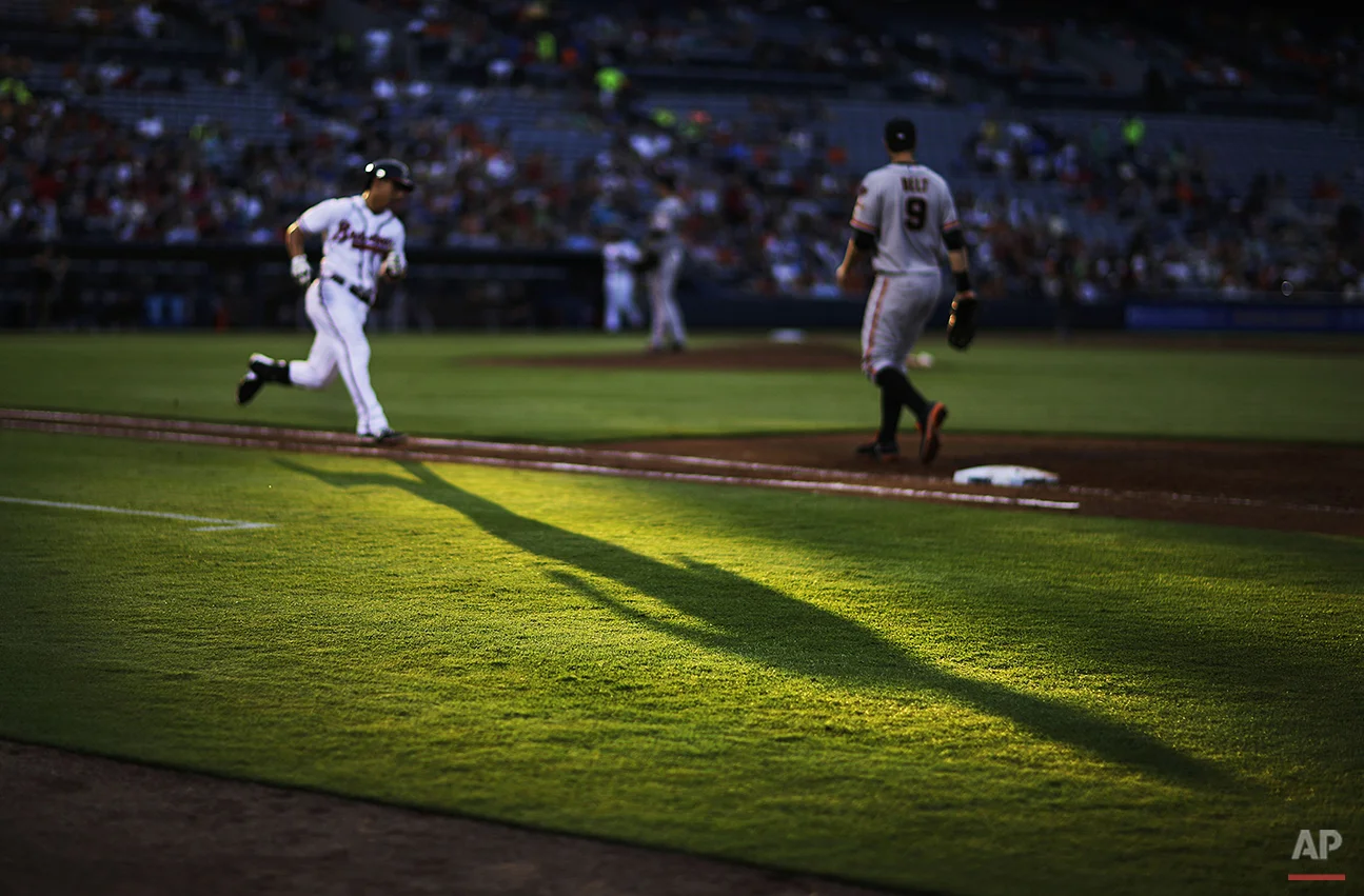 APTOPIX Giants Braves Baseball