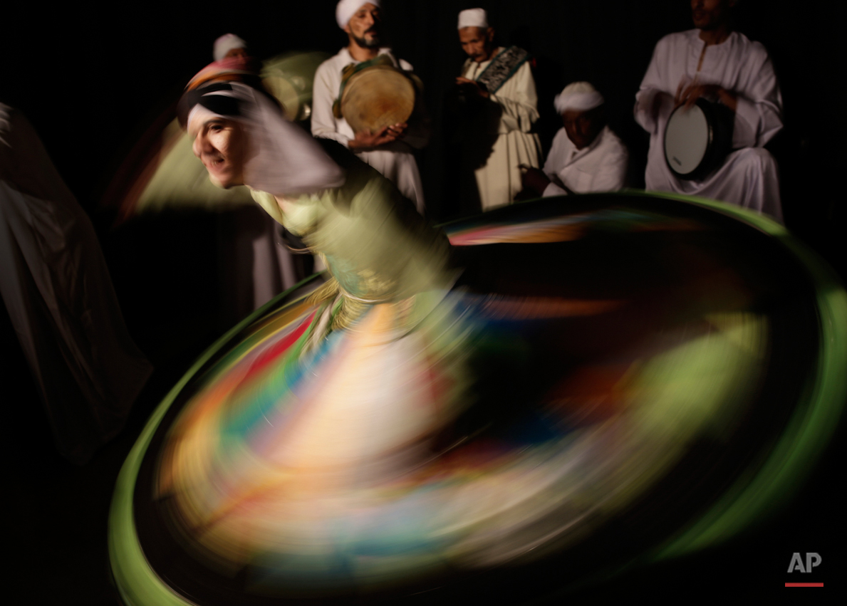 Mideast Egypt Whirling Dervishes Photo Essay