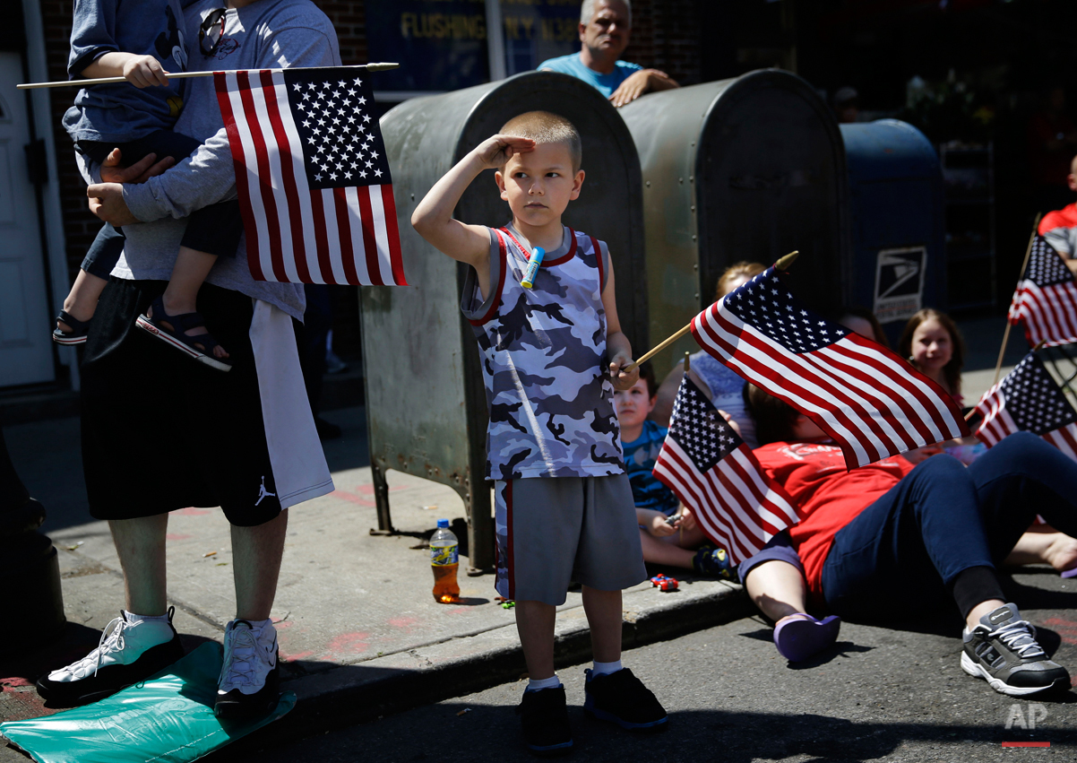 APTOPIX NYC Memorial Day Parade