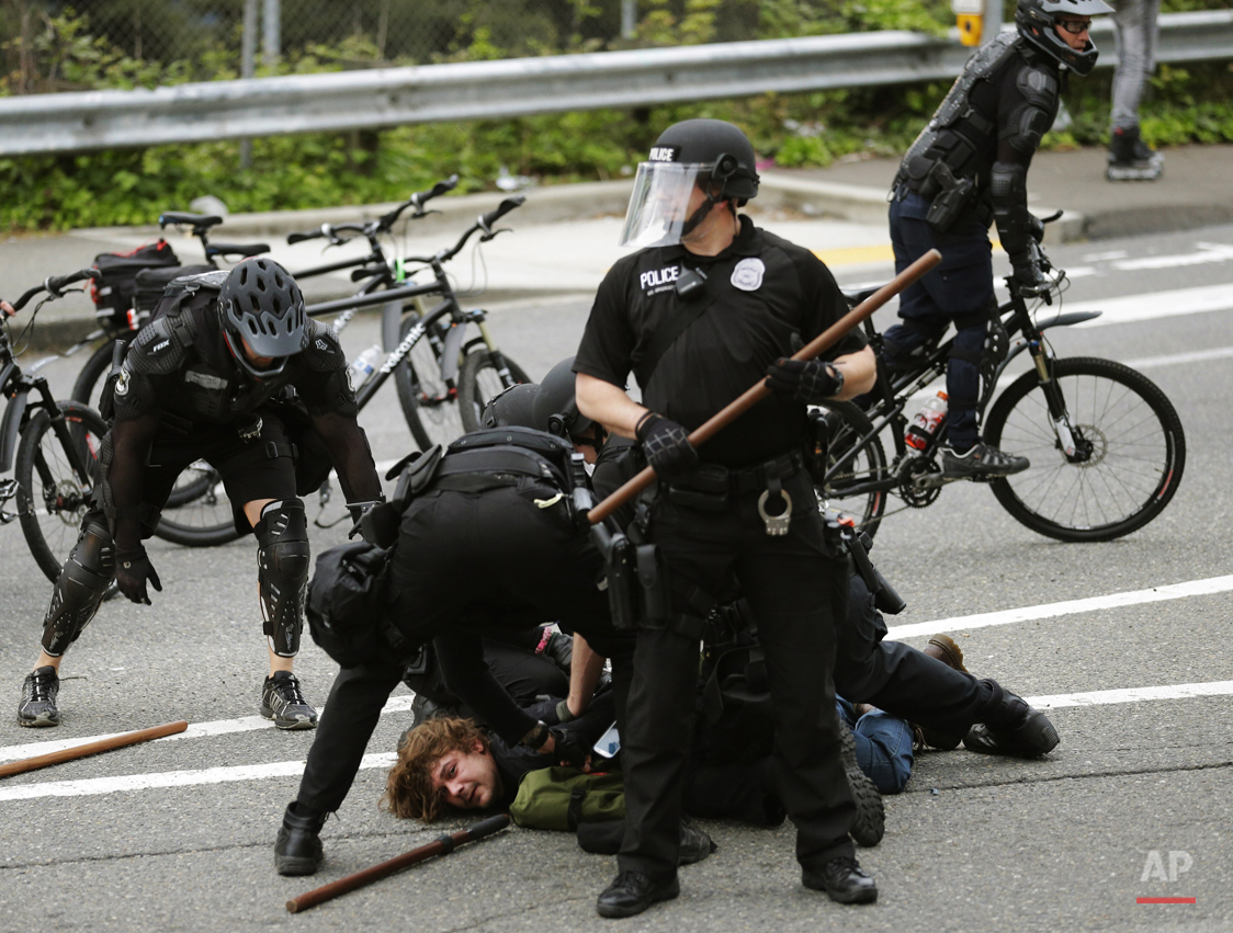 APTOPIX May Day Seattle