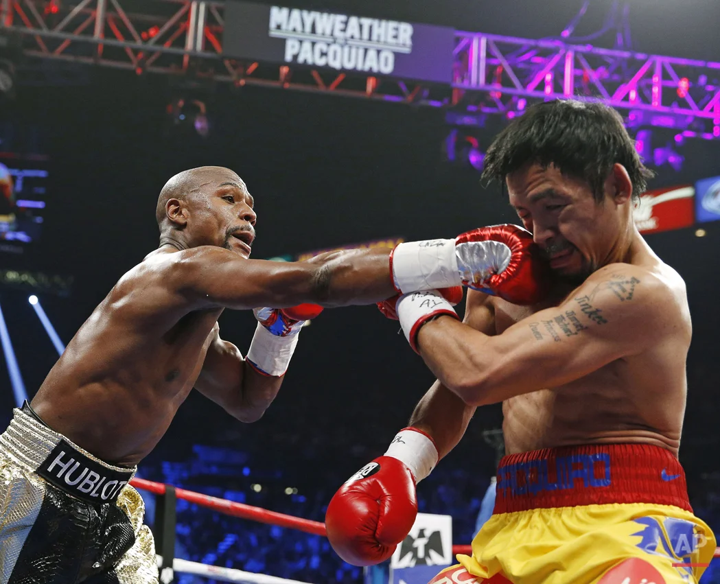 APTOPIX Mayweather Pacquiao Boxing