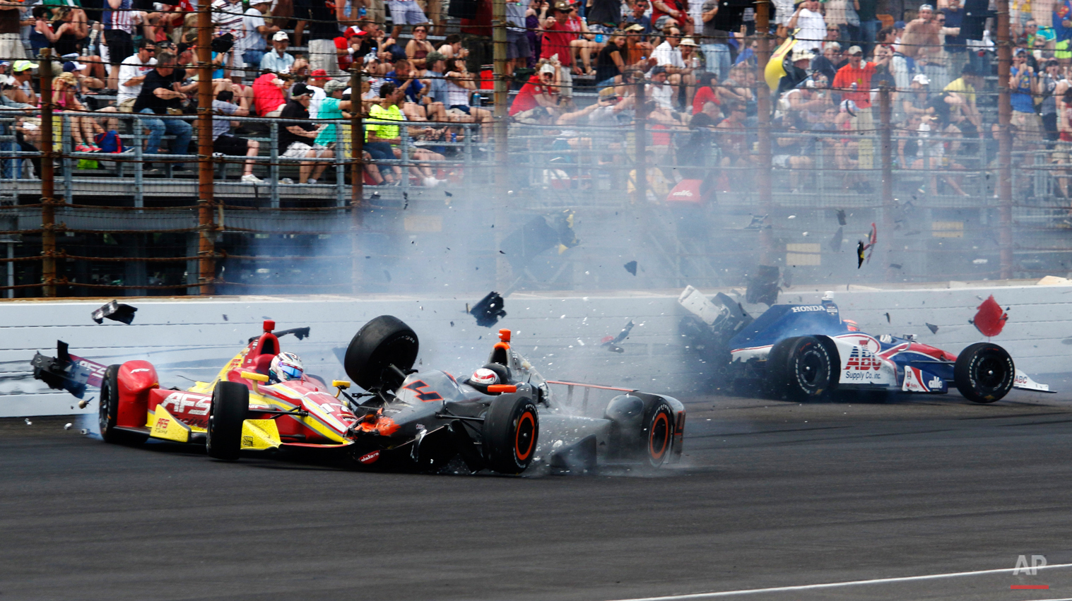 APTOPIX IndyCar Indy 500 Auto Racing