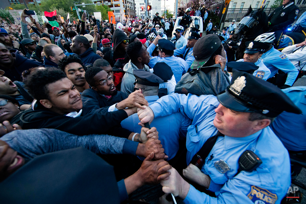 APTOPIX Baltimore Police Death Philadelphia