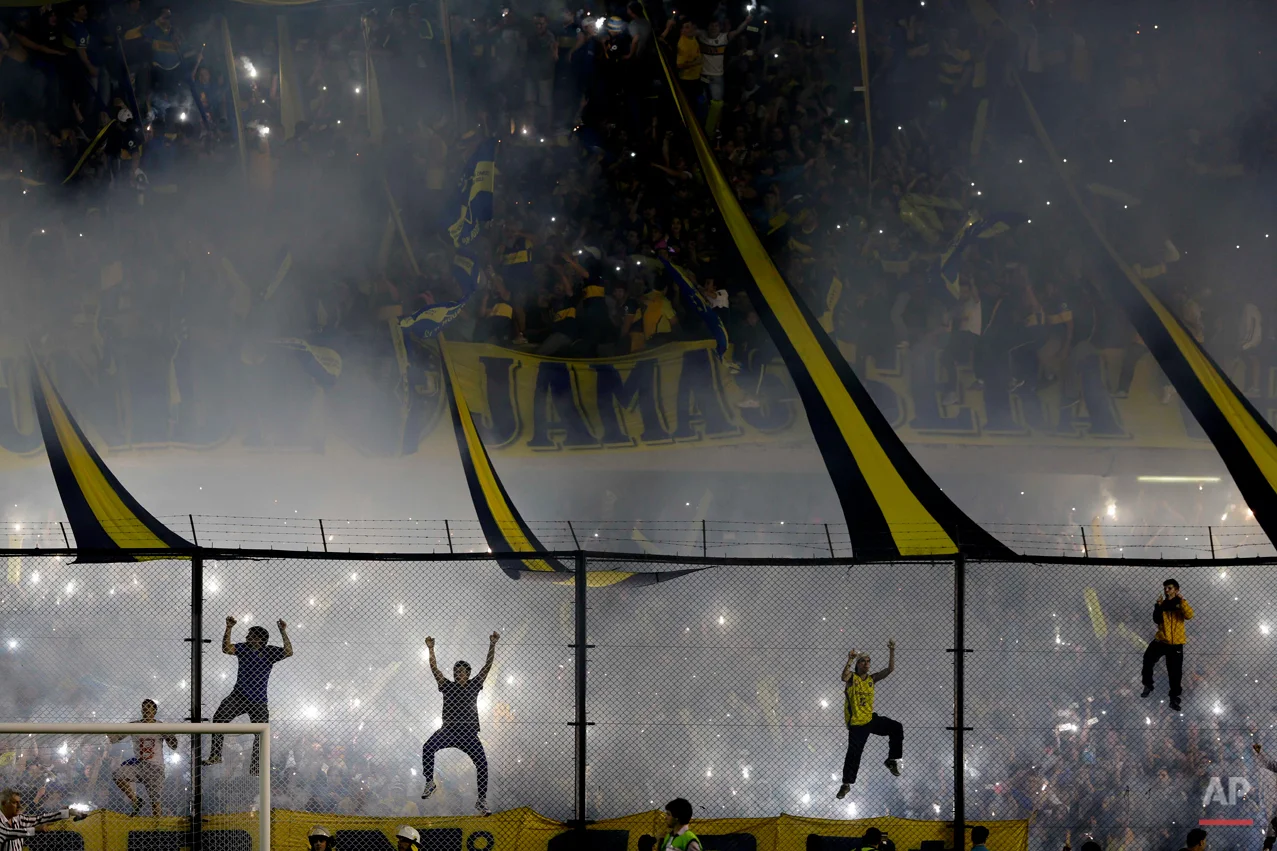 APTOPIX Argentina Soccer Copa Libertadores