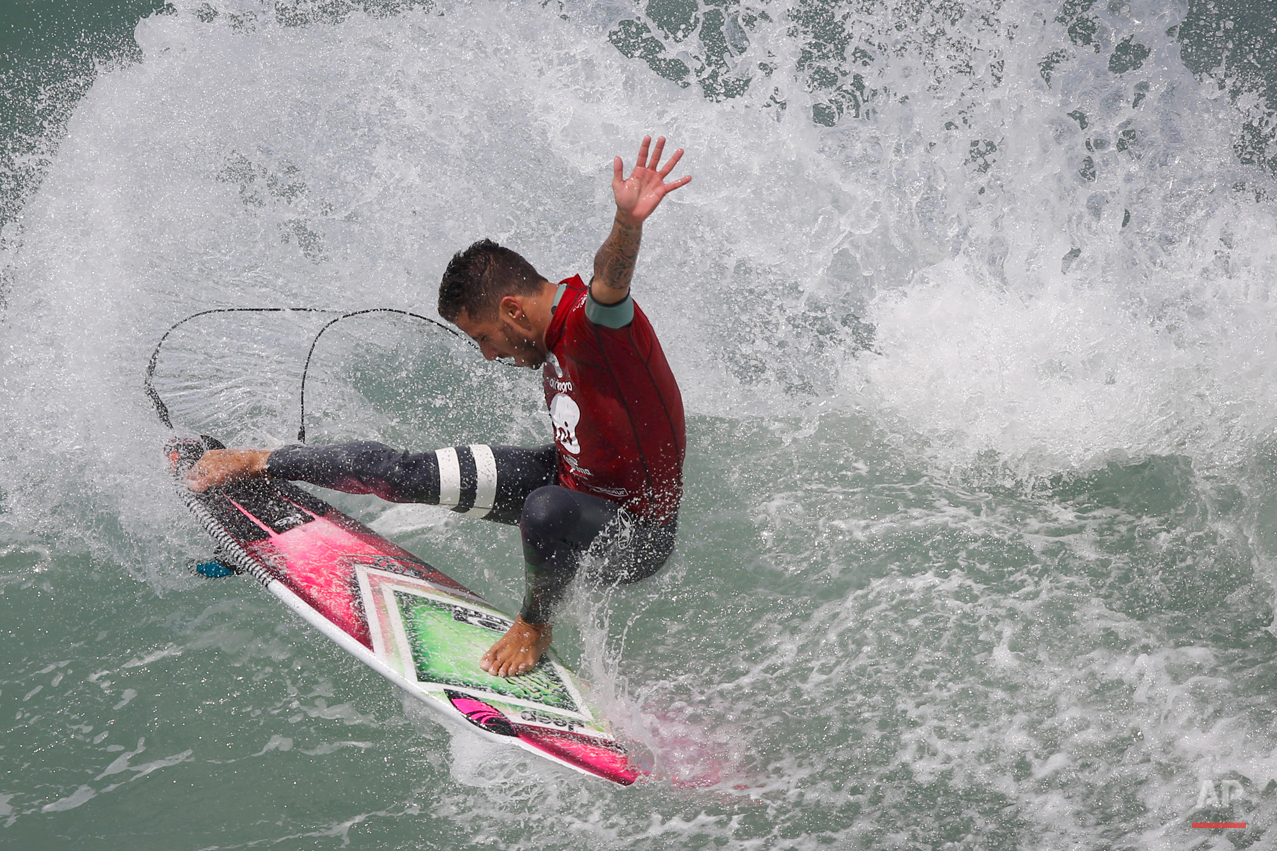 APTOPIX Brazil Surfing