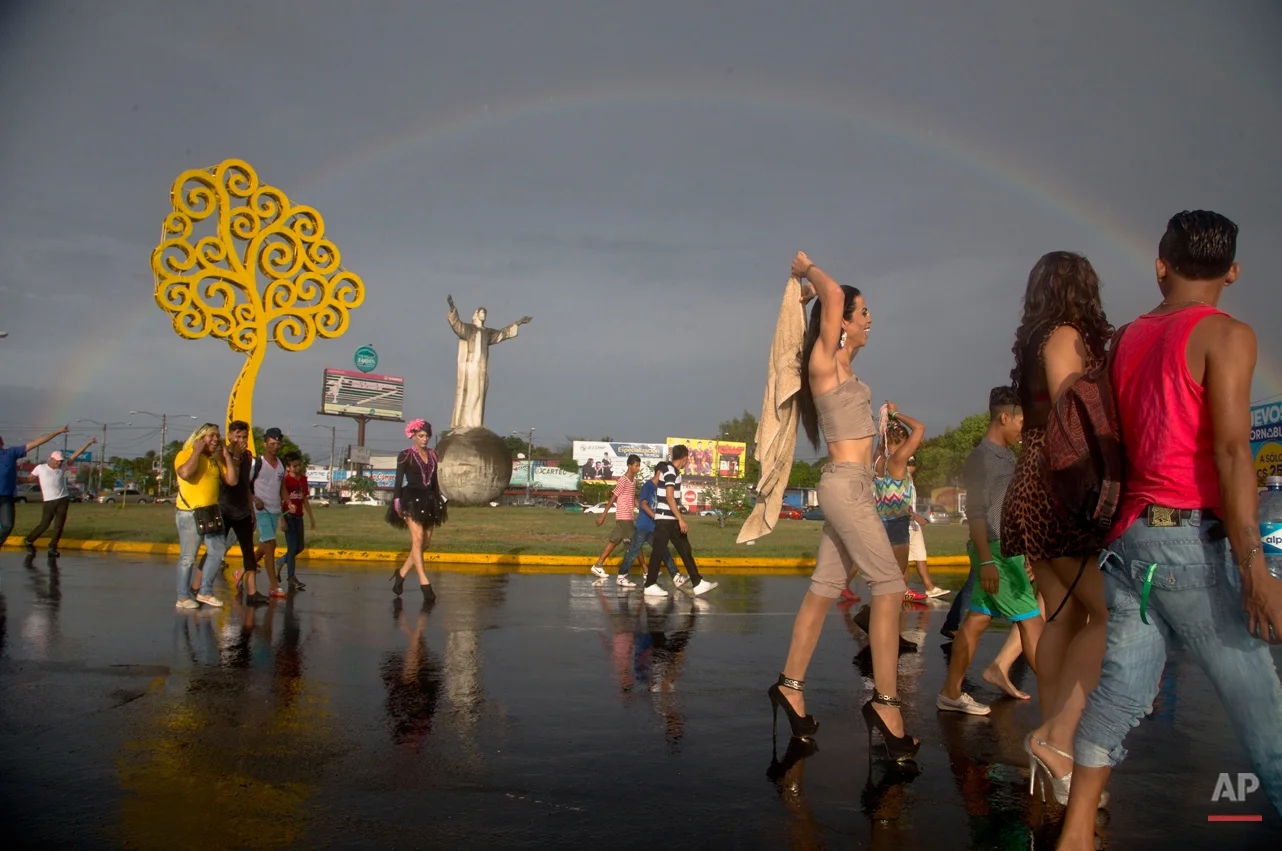 APTOPIX Nicaragua International Day Against Homophobia