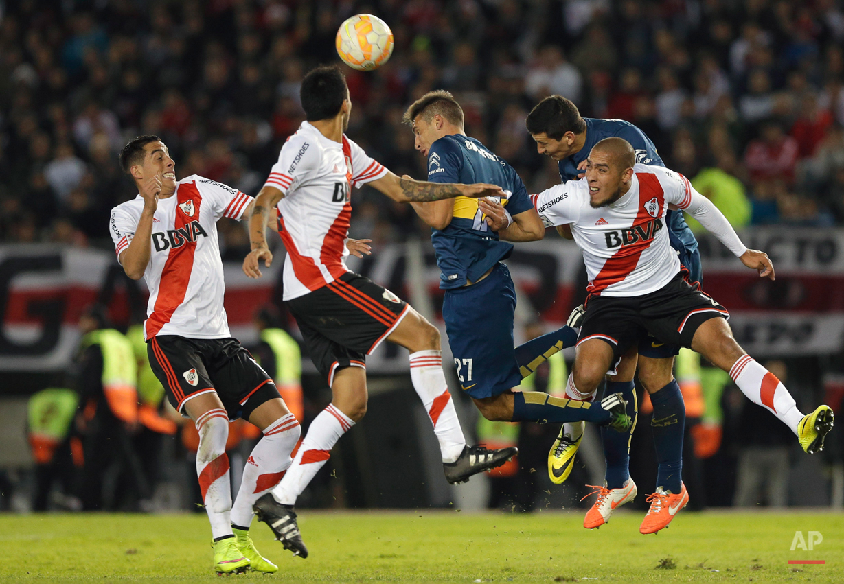 APTOPIX Argentina Soccer Copa Libertadores