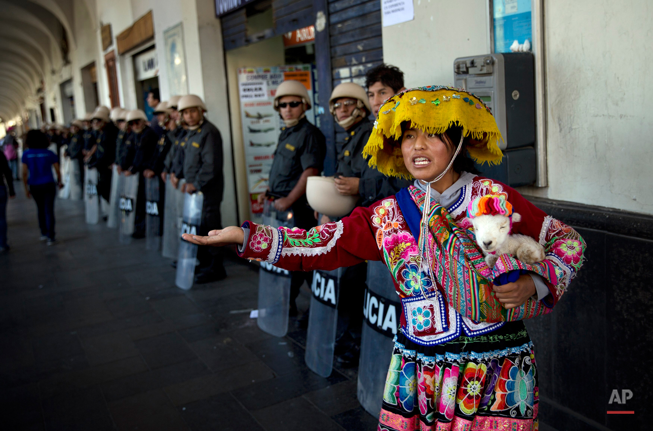 APTOPIX Peru Mining Protest