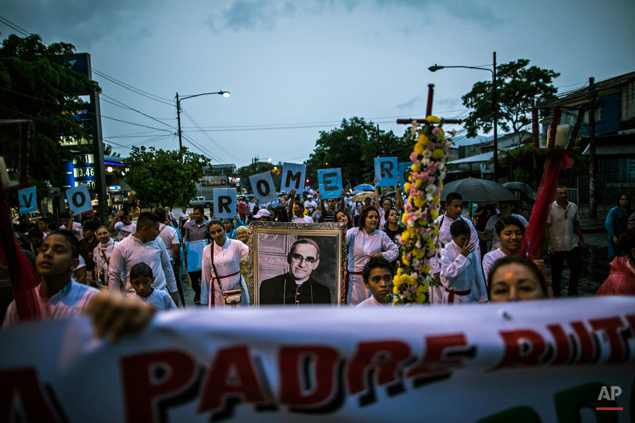 APTOPIX Salvador Archbishop Beatification