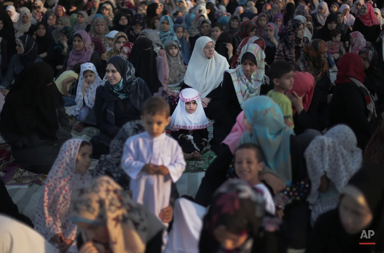 Mideast Palestinians Eid Al Fitr