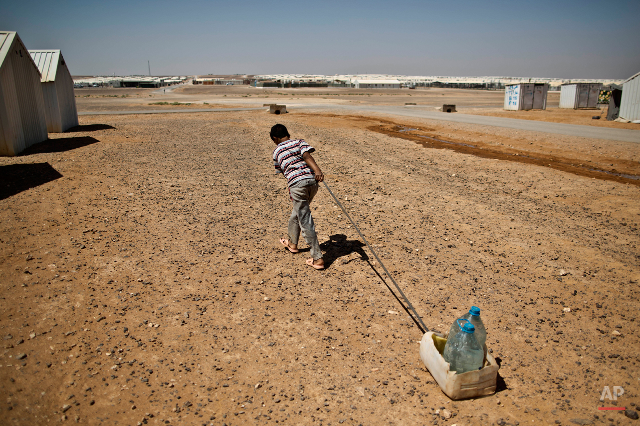 Mideast Jordan Syrian Refugees Daily Life