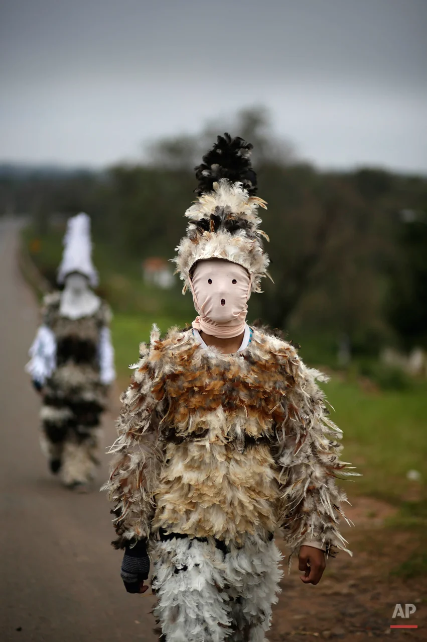 APTOPIX Paraguay Feather Festival Photo Gallery