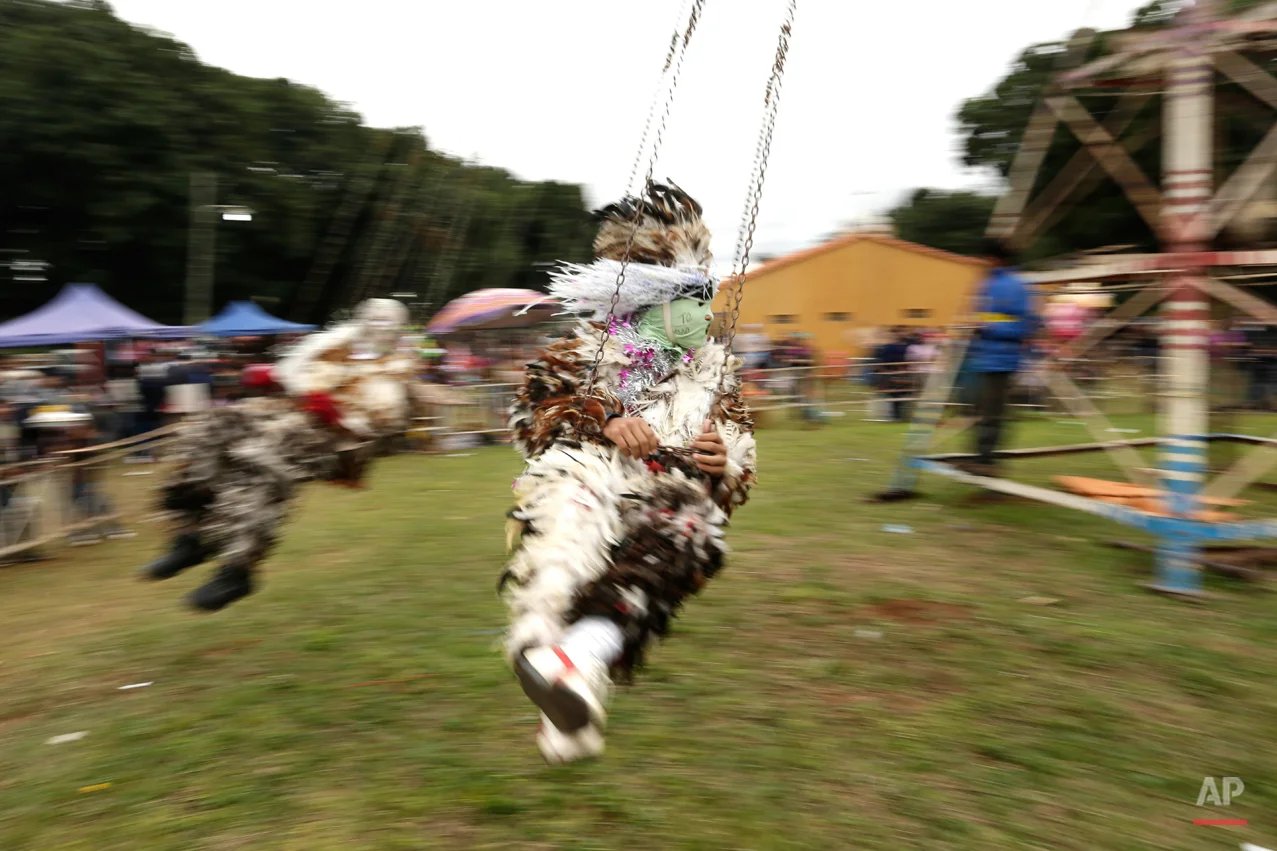 APTOPIX Paraguay Feather Festival Photo Gallery