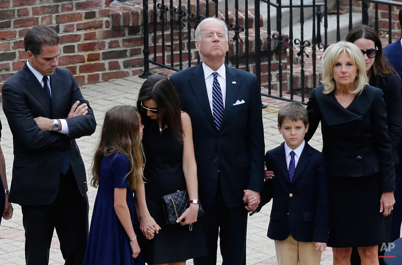 APTOPIX Beau Biden Viewing