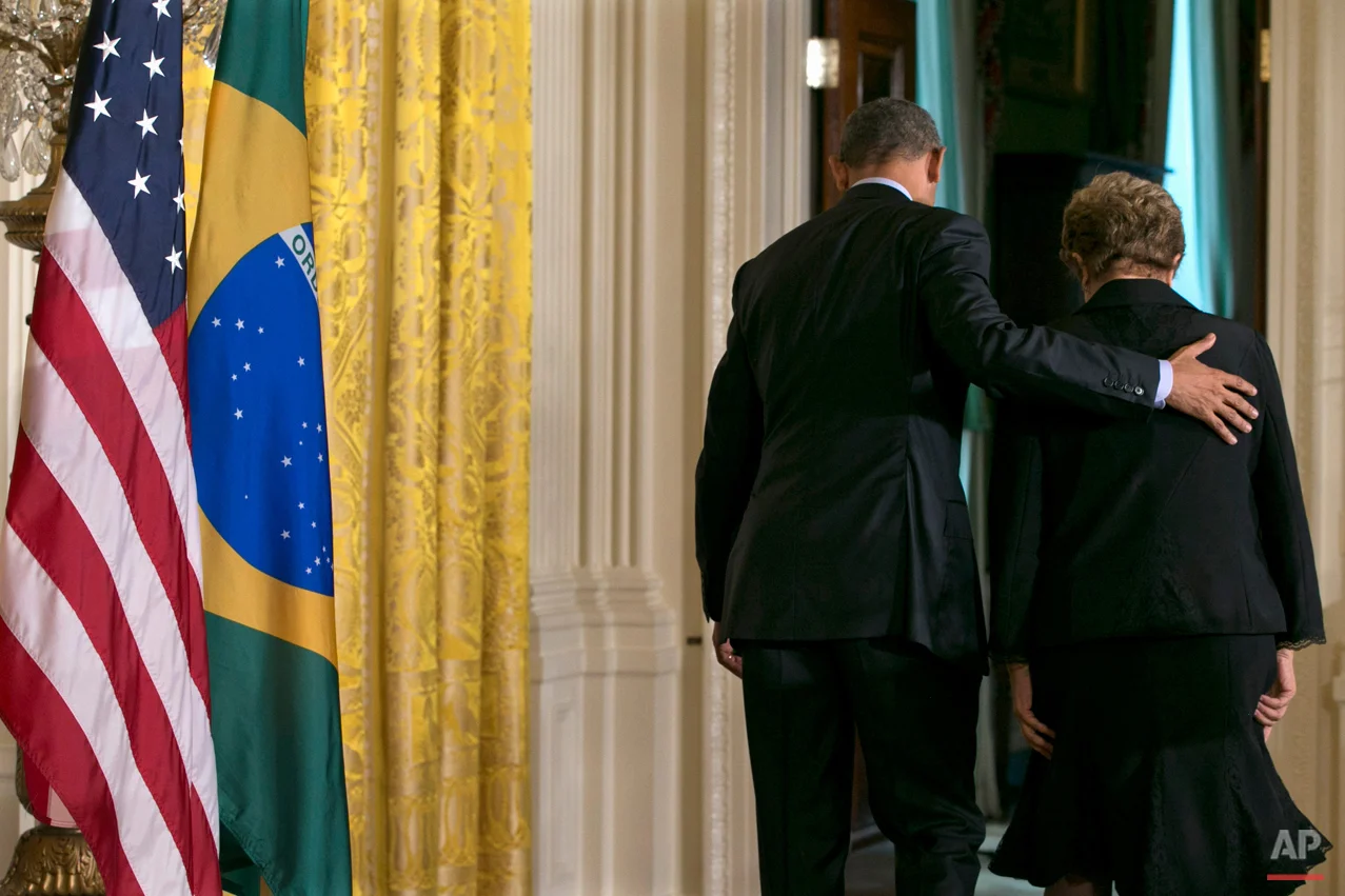 APTOPIX Obama US Brazil