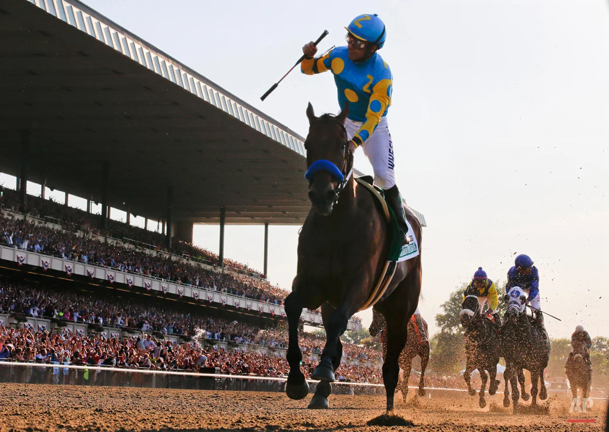 APTOPIX Belmont Stakes Horse Racing