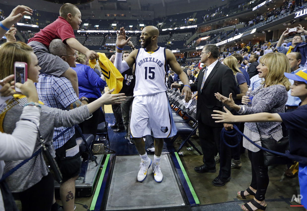 APTOPIX Trail Blazers Grizzlies Basketball