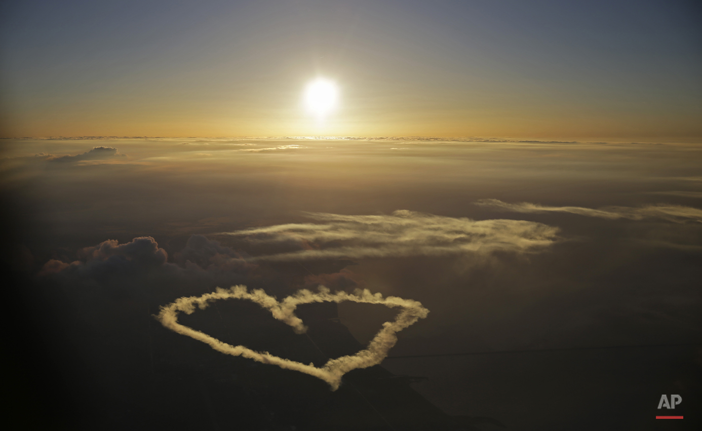 APTOPIX New Orleans Skywriter Photo Gallery