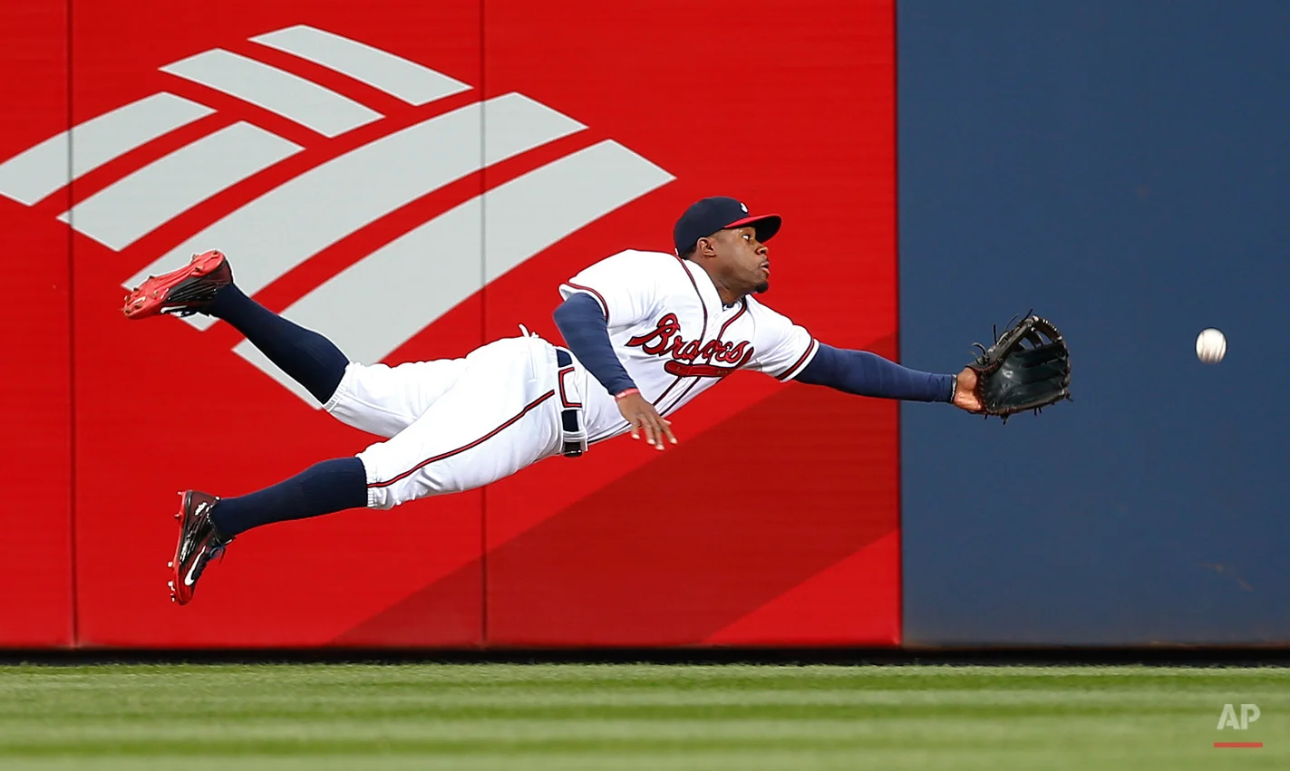 APTOPIX Nationals Braves Baseball