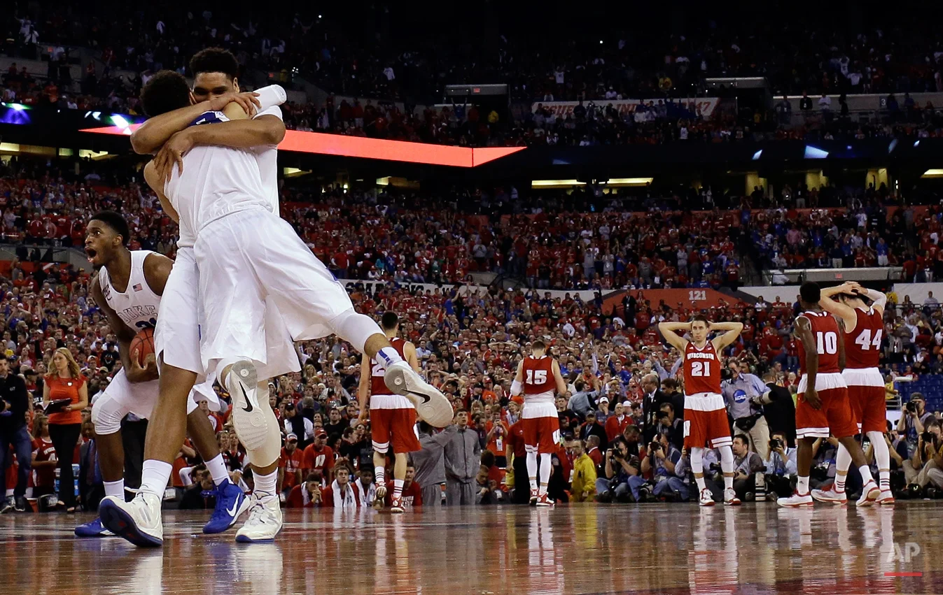 APTOPIX NCAA Duke Wisconsin Final Four Basketball