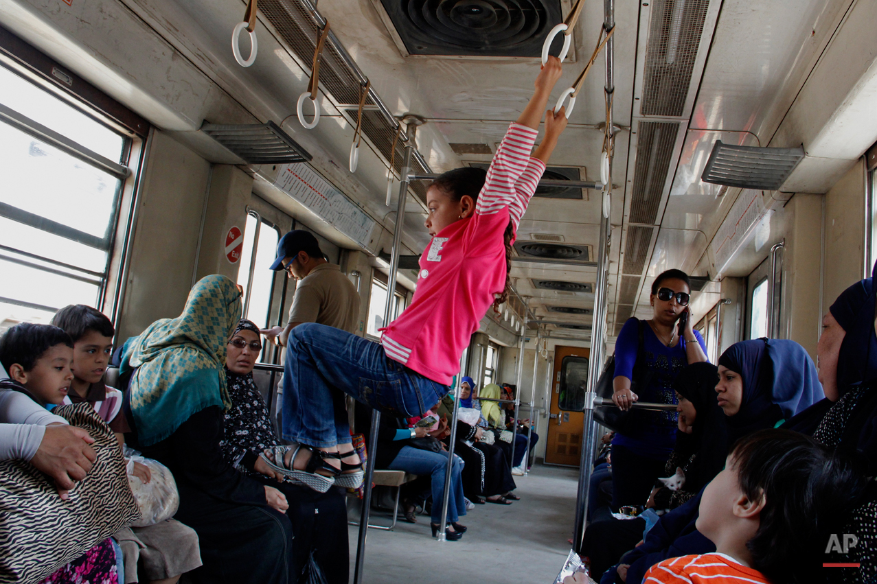 Mideast Egypt Subway Photo Essay