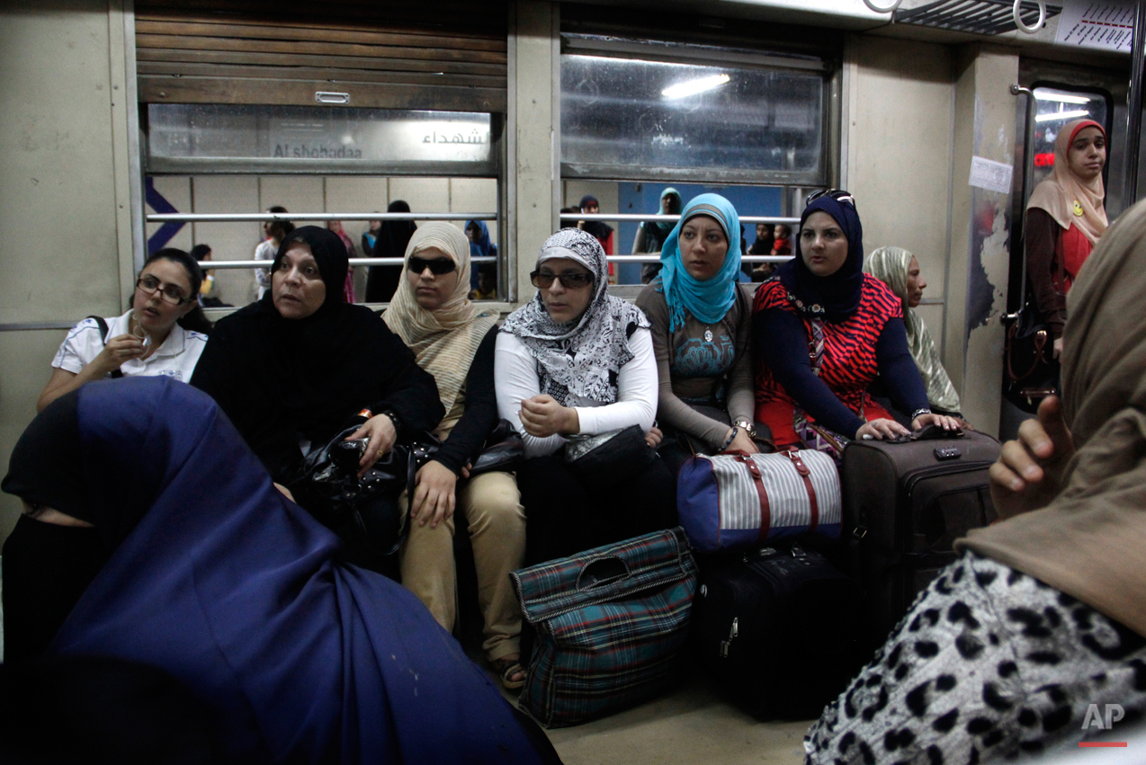 Mideast Egypt Subway Photo Essay