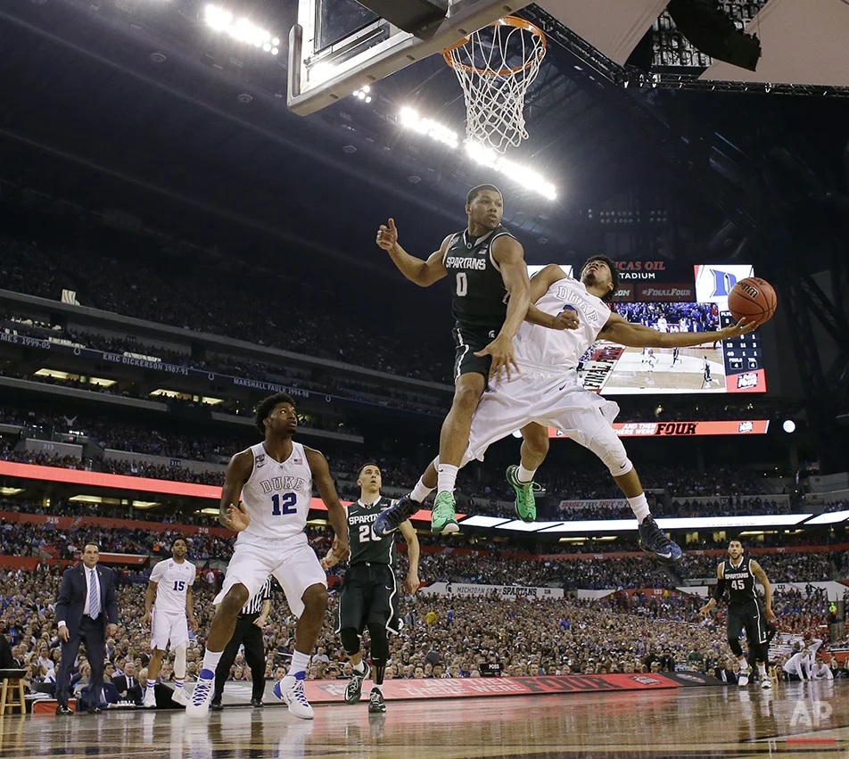 APTOPIX NCAA Michigan St Duke Final Four Basketball