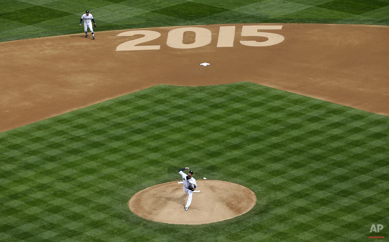 APTOPIX Angels Mariners Baseball