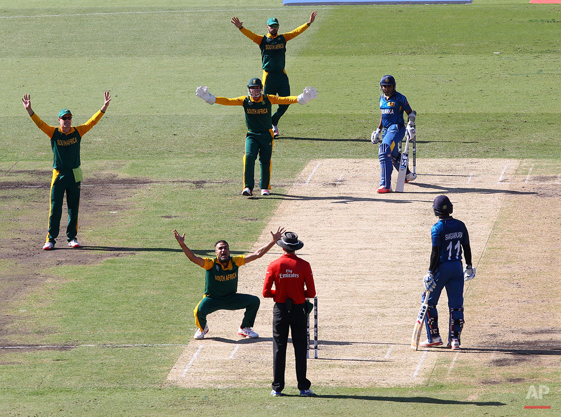 Cricket WCup South Africa Sri Lanka