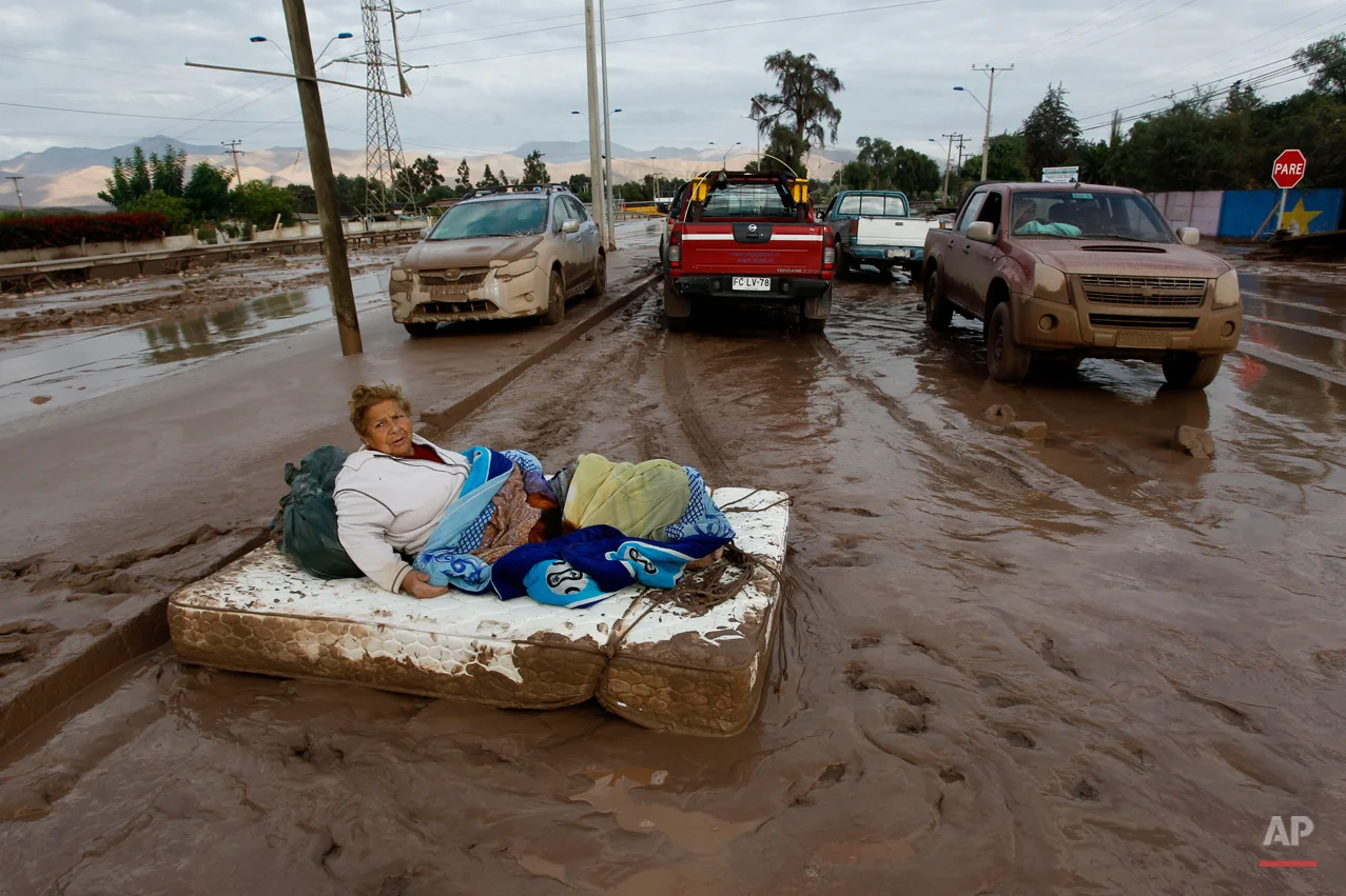 APTOPIX Chile Flooding