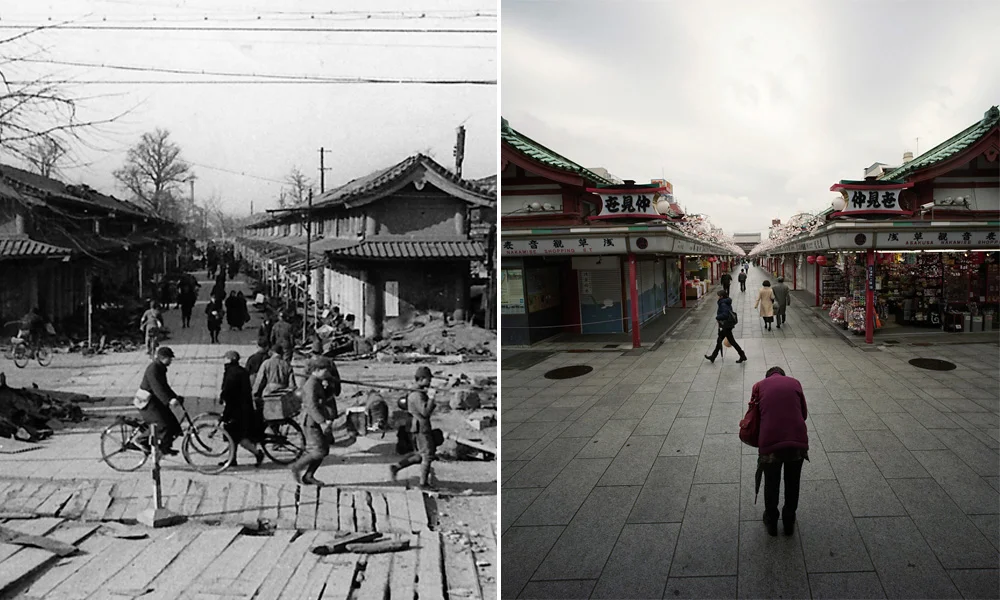 Tokyo 1945 Firebombing Then And Now Ap Photos Tokyo 1945 Firebombing Then And Now Ap Photos