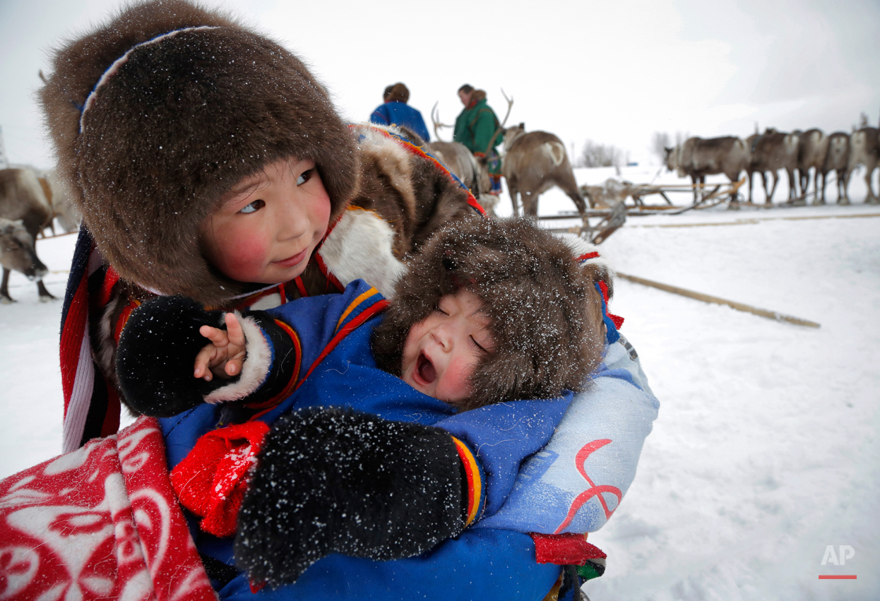 APTOPIX Russia Reindeer Herderís Day