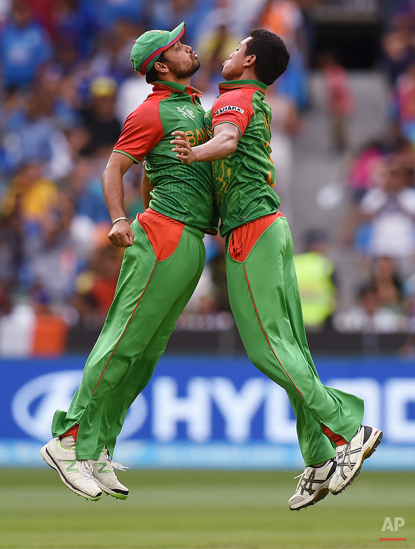 APTOPIX Cricket WCup India Bangladesh