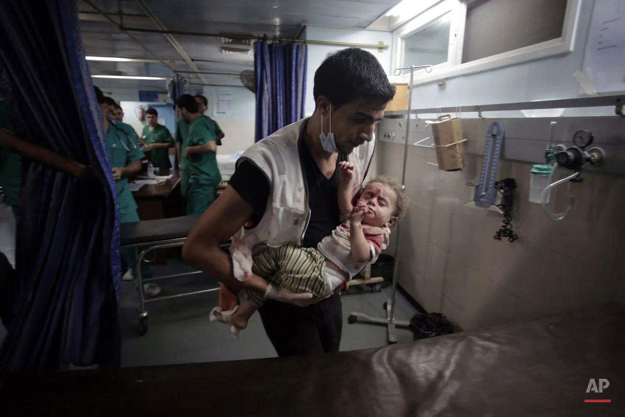 Mideast Gaza Wounded Girl Photo Essay