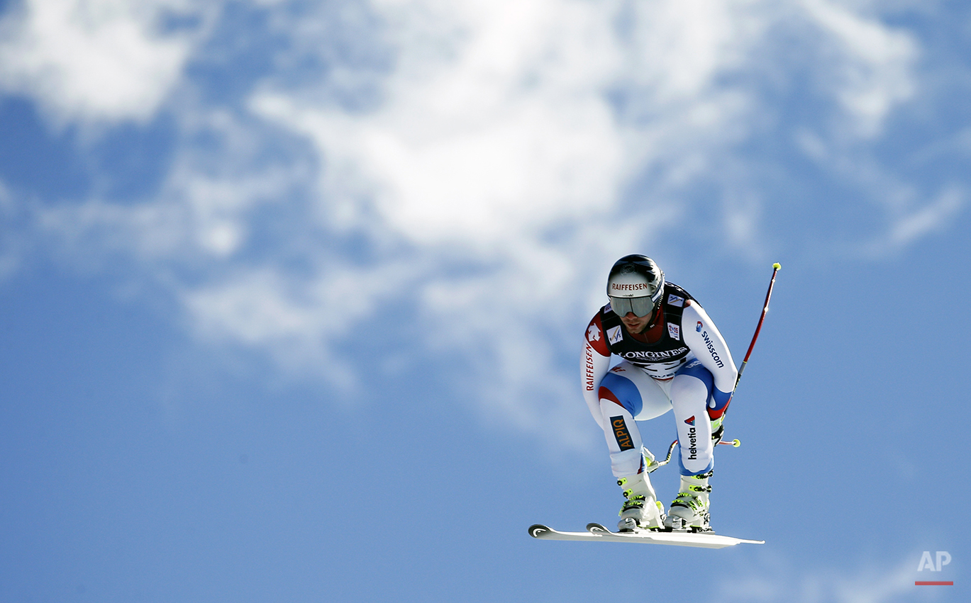 APTOPIX Worlds Mens Alpine Combined Skiing