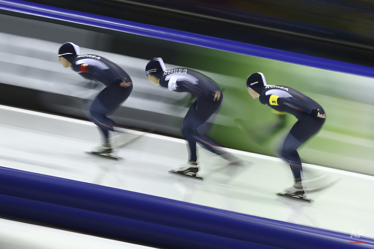 APTOPIX Netherlands Speed Skating World Cup